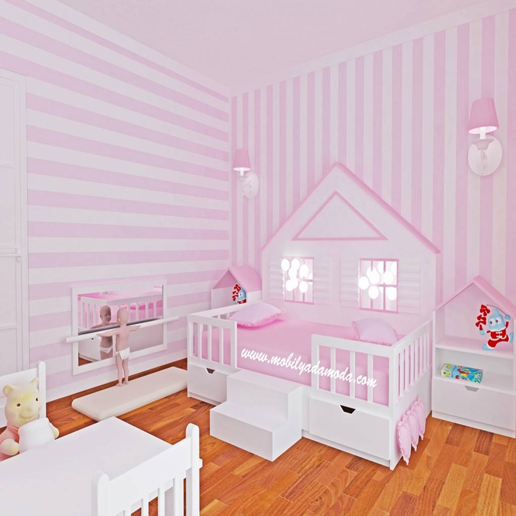 Montessori bebek çocuk odası modern çocuk odası mobi̇lyada moda modern