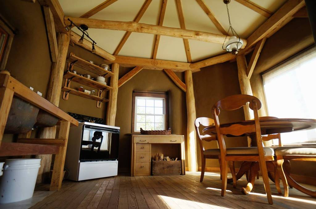 Saman kerpic ev modern mutfak eco house turkey saman kerpic ev