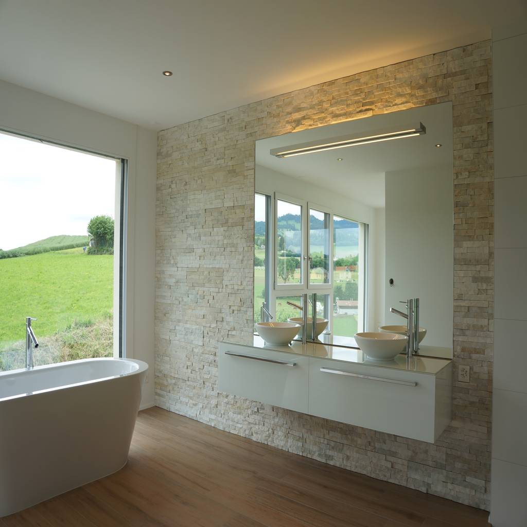 Badezimmerumbau moderne badezimmer von stefan räz - raum und möbel