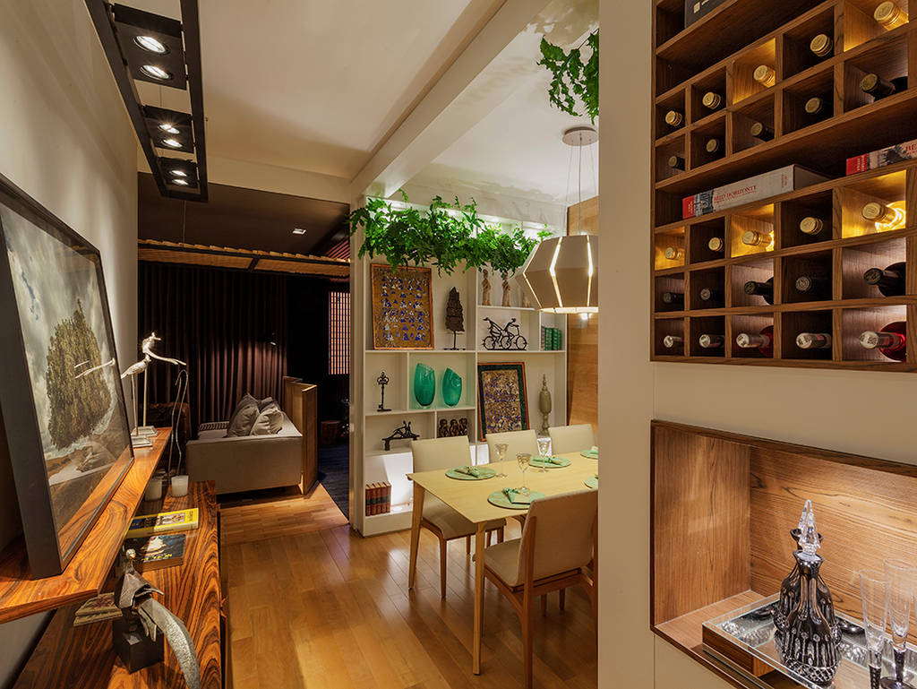 Mostra - casa cor minas - sala de jantar e adega, laura santos design ...