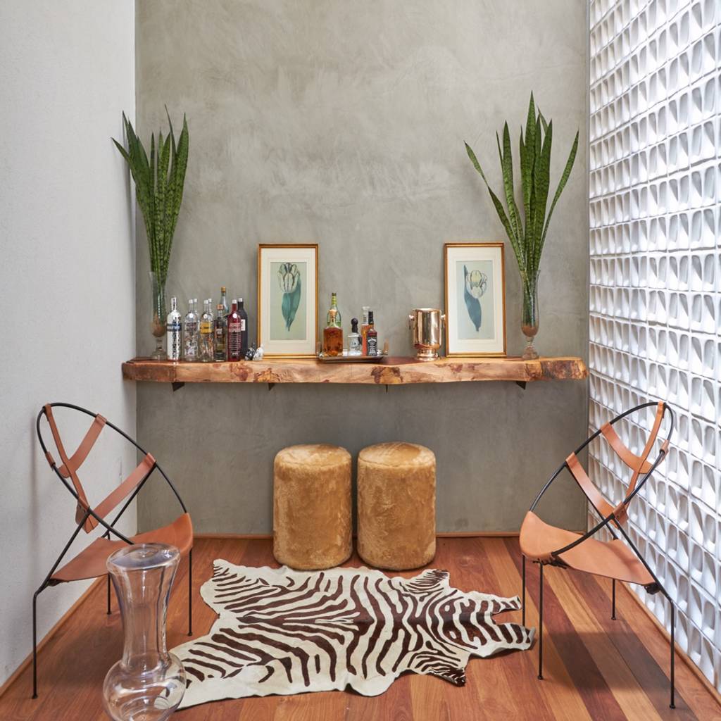 Lounge bar salas de estar modernas por piloni arquitetura moderno | homify