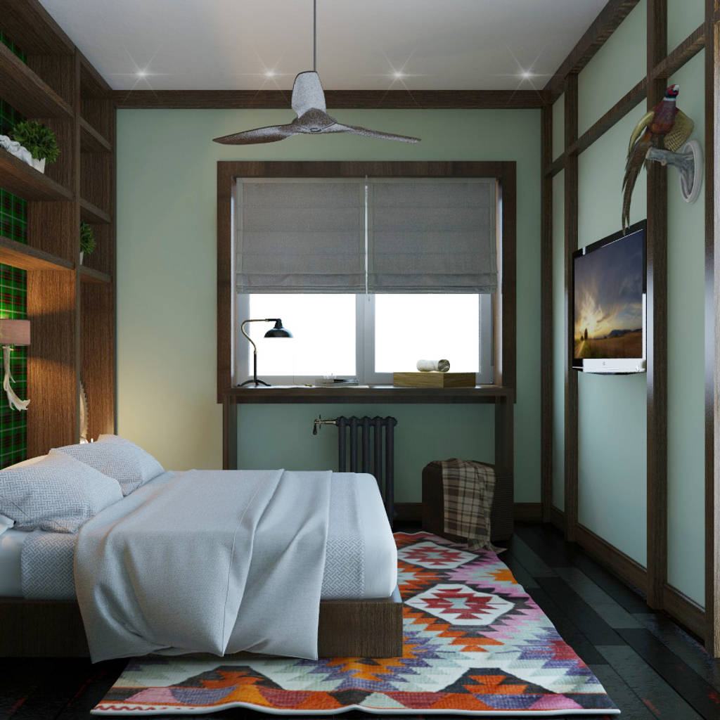 Dormitorios coloniales de частный дизайнер и декоратор девятайкина