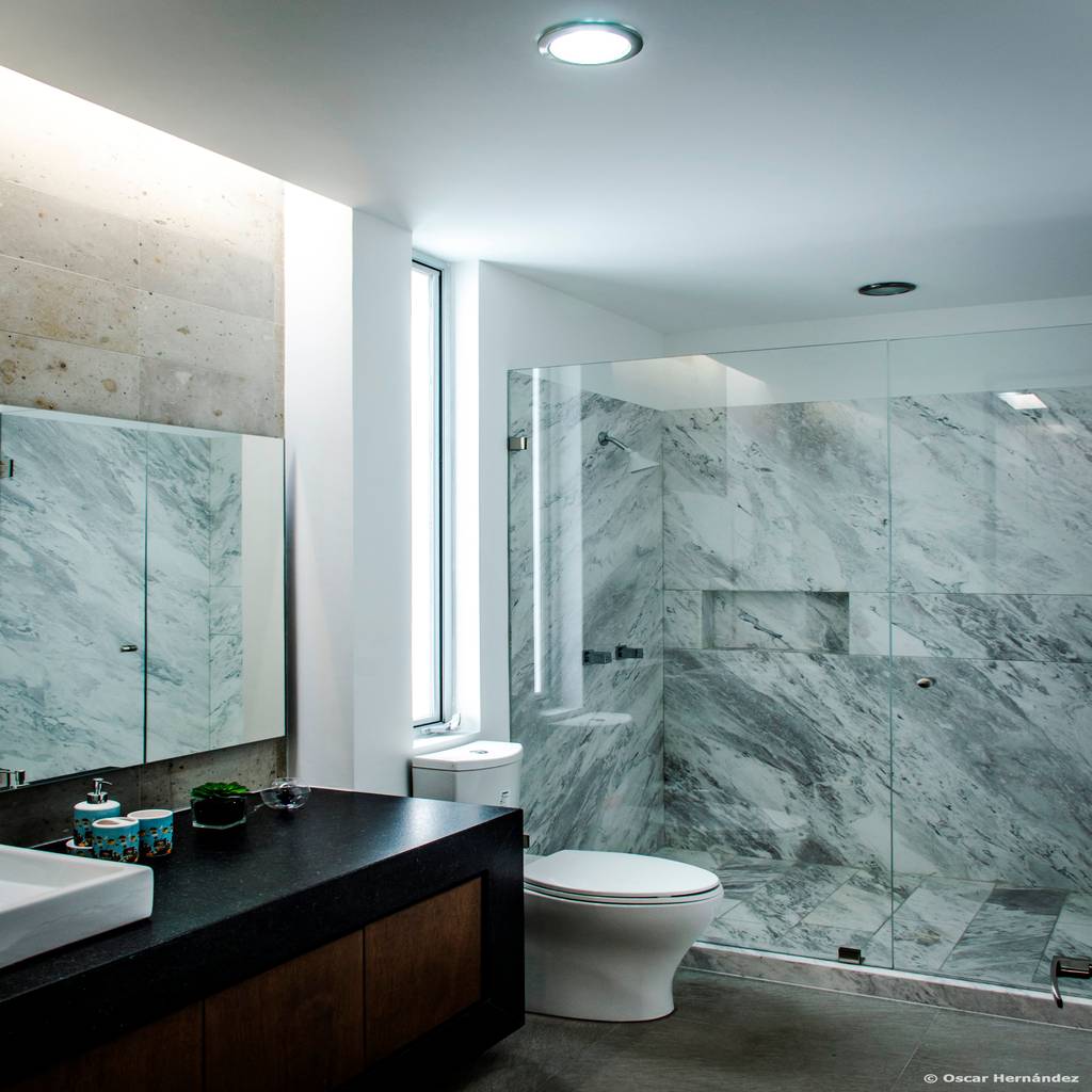 Casamezquite bag arquitectura baños modernos mármol gris | homify