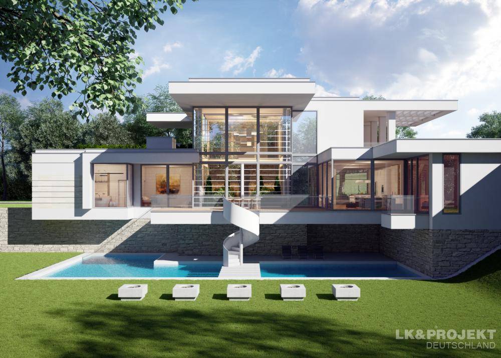 Individuelle einfamilienhäuser moderne häuser von lk&projekt gmbh ...