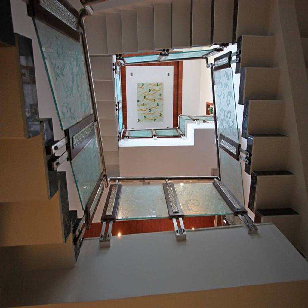 False Ceiling Modern Corridor Hallway Stairs By Ansari