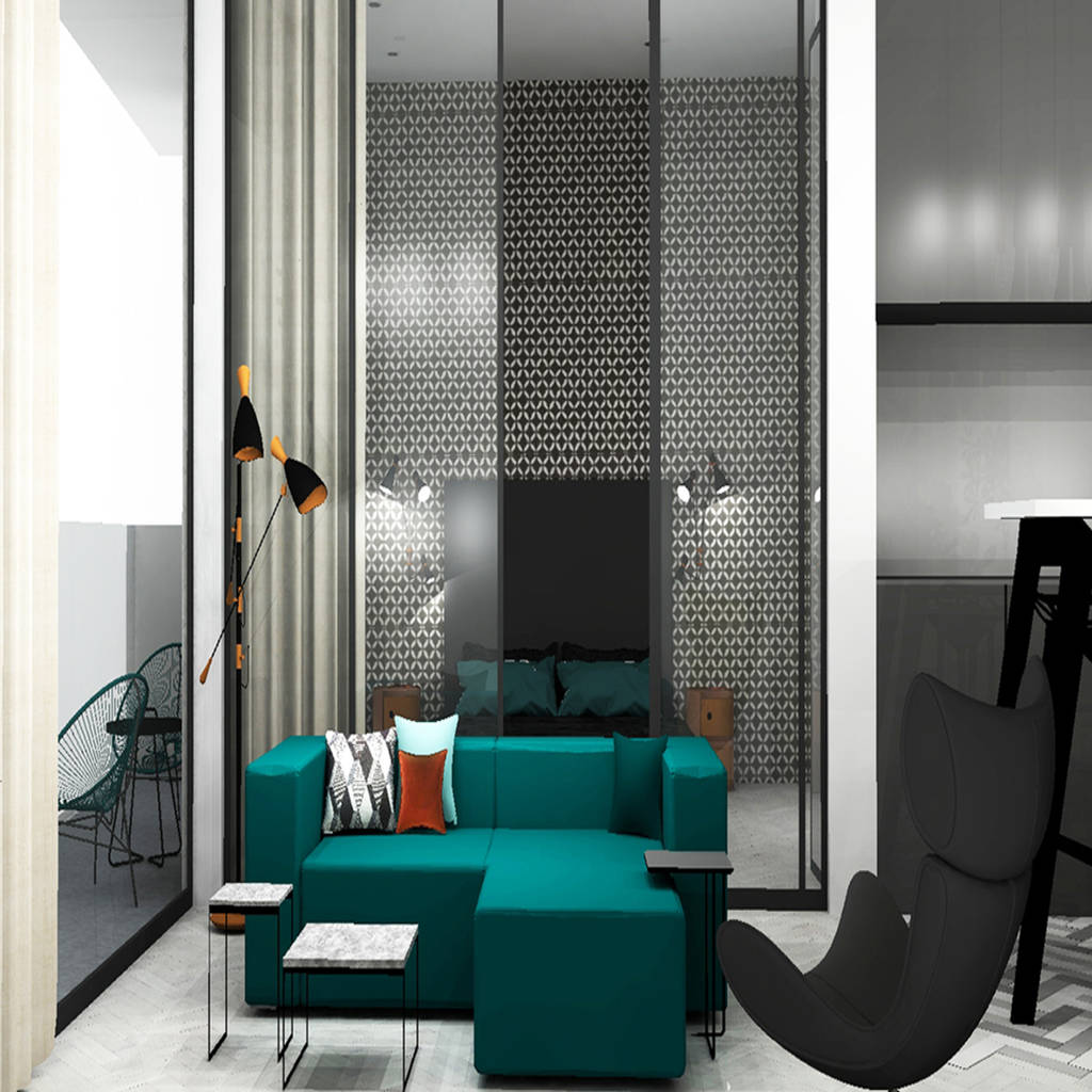 Modern Living Room By Julia Kosina Interior Design