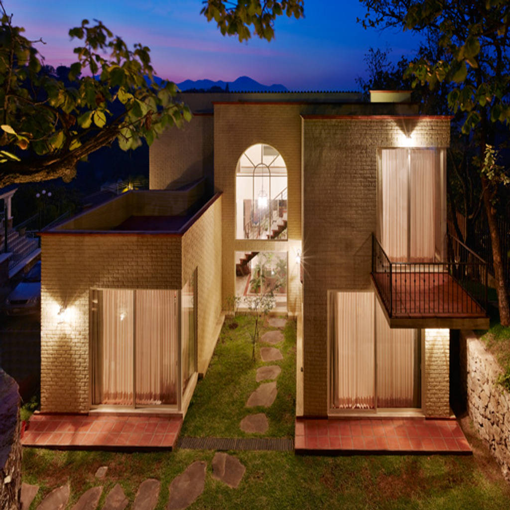 Fachada posterior casas coloniales de excelencia en diseño colonial