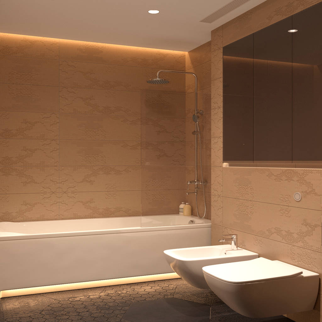 모던스타일 욕실 by panda studio 모던 세라믹 | 호미파이 & homify