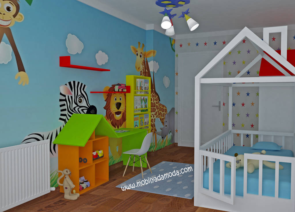 Montessori bebek çocuk odası tasarımı mobi̇lyada moda