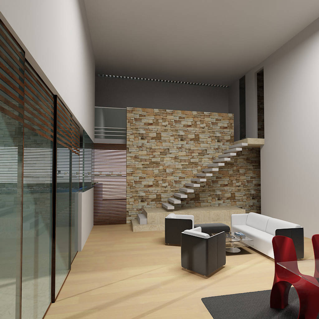 Sala-comedor salones modernos de carco arquitectura y construccion