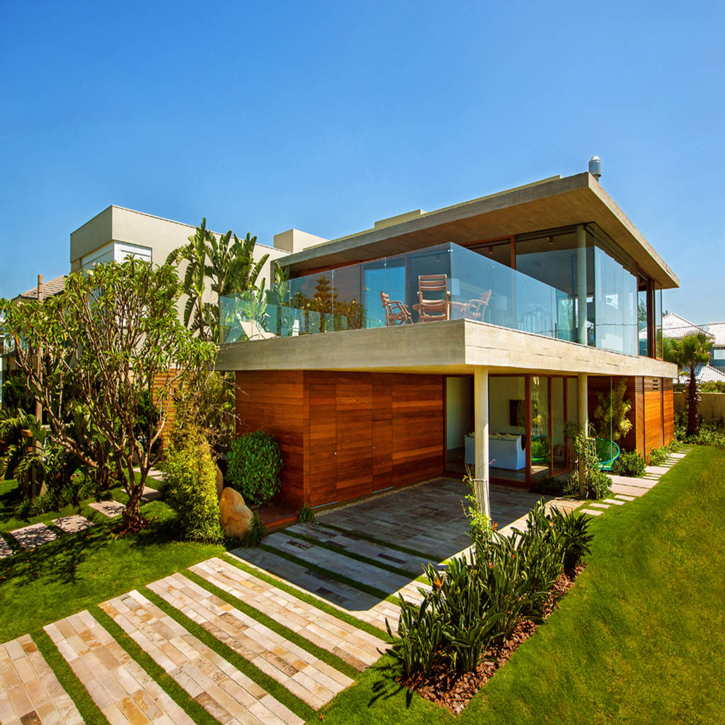 Casa la plage casas modernas por stemmer rodrigues moderno ...