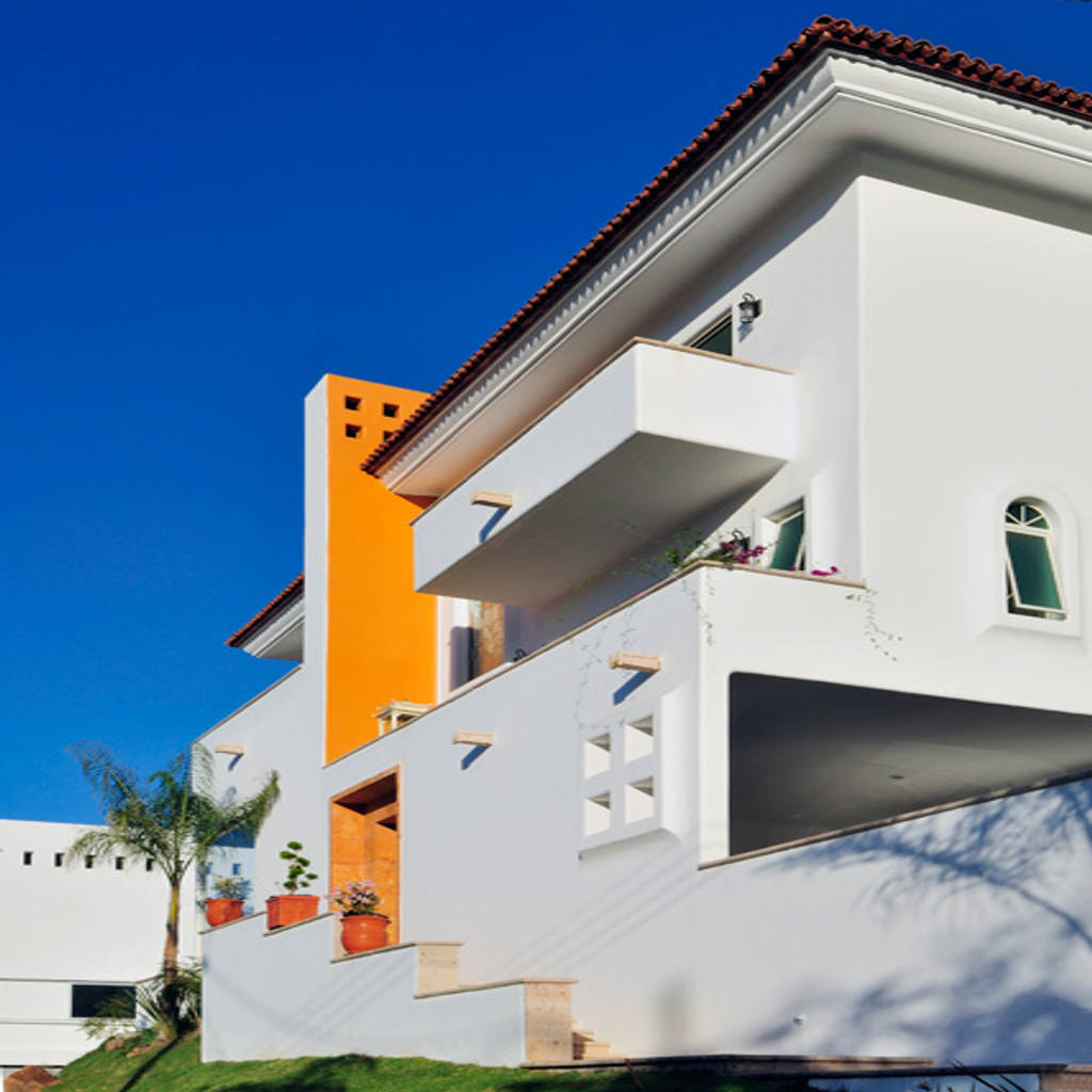 Fachada principal casas coloniales de excelencia en diseño colonial