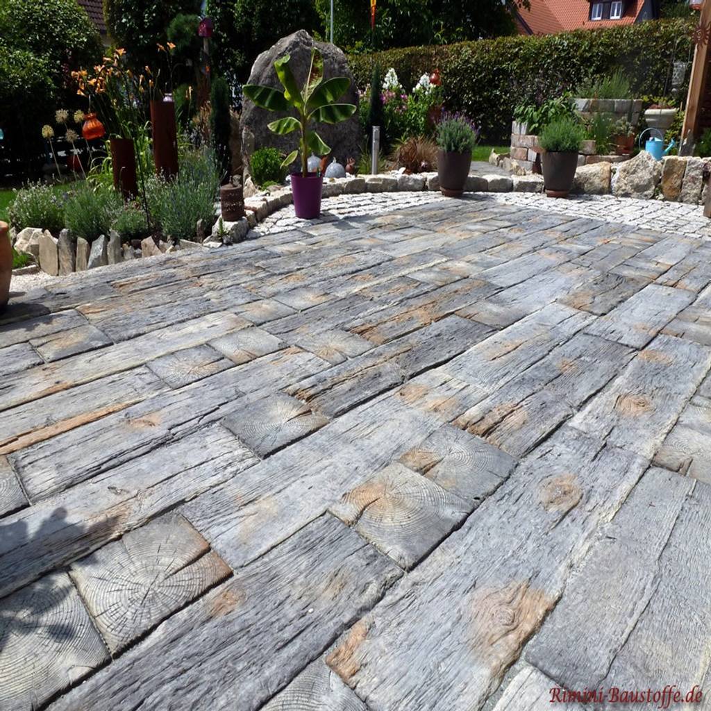 Balkon Beranda Teras Gaya Rustic Oleh Rimini Baustoffe Gmbh Rustic Beton Homify