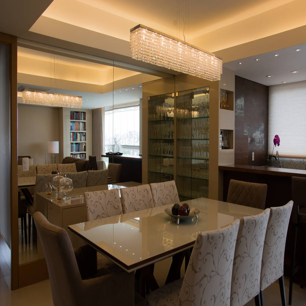 Comedores modernos de arquiteta aclaene de mello moderno granito | homify