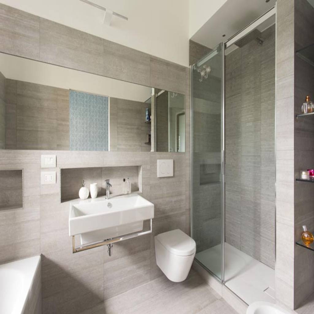 Il bagno nella roccia bagno moderno di luigi brenna ...