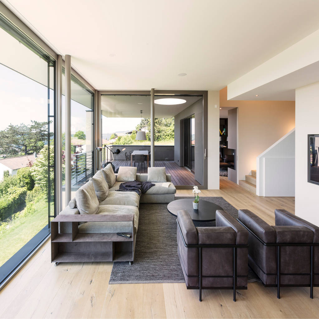 objekt 340 / meier architekten moderne wohnzimmer von