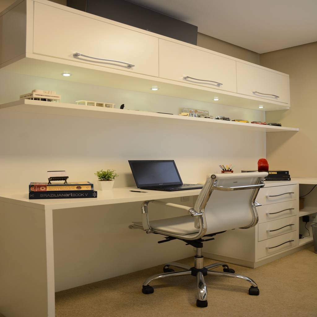Apartamento escritórios modernos por nátaly ely arquitetura moderno
