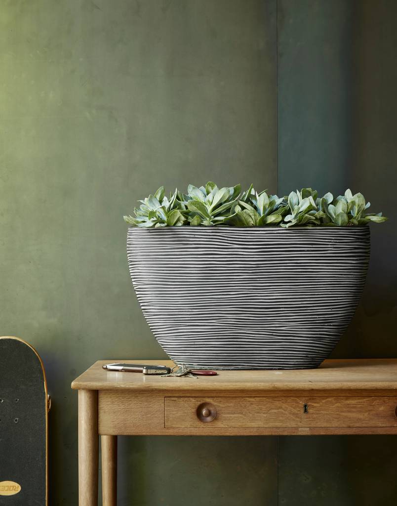 Pot cleveland ro 03z d44h38cm zwart - DekaTuin