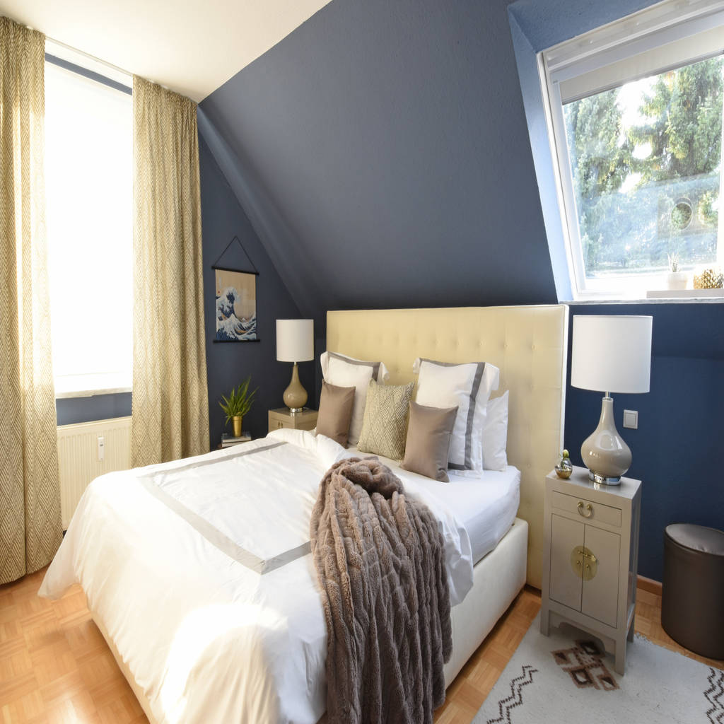 Elegantes schlafzimmer homemate gmbh klassische schlafzimmer blau | homify