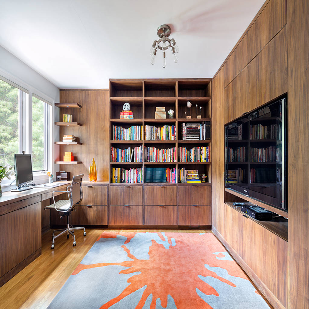 Home offices modern study room and home office by clean ...