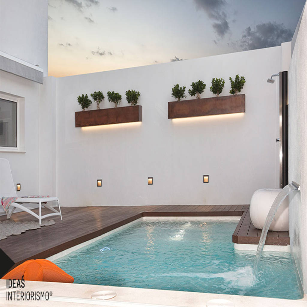 Terraza de diseño en valencia. balcones y terrazas de estilo mediterráneo de ideas interiorismo ...