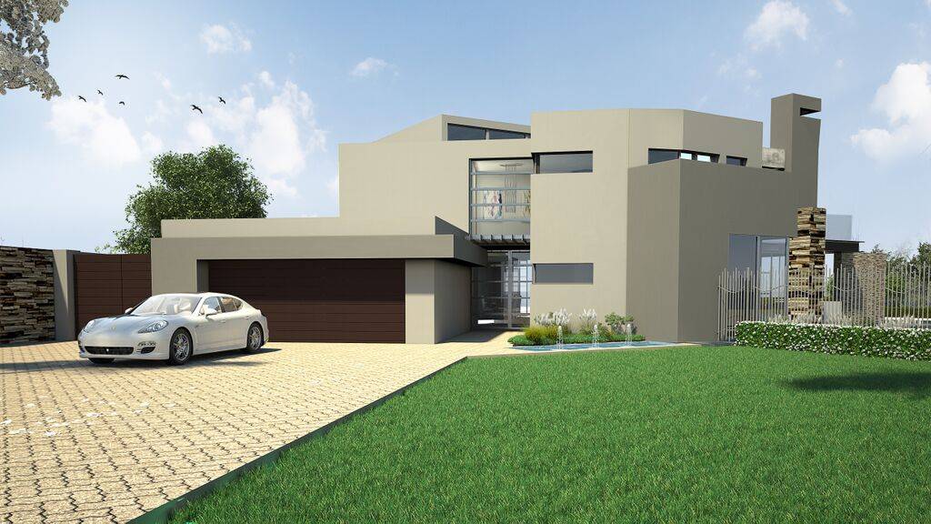 House maroun serengeti golf estate benoni house of gargoyle modern