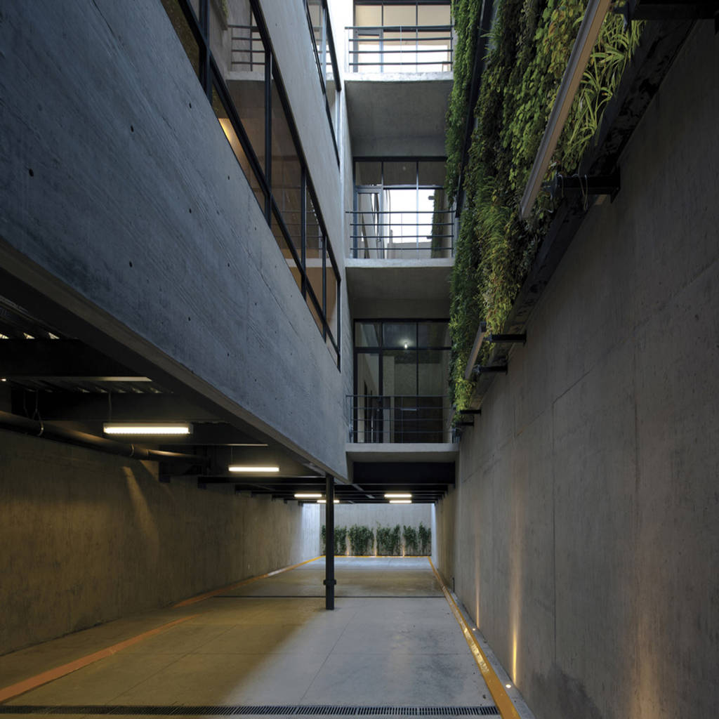 P49 garajes modernos de taller plan a moderno | homify