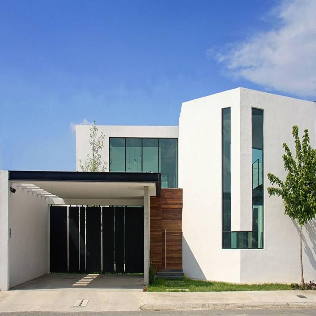 Fachada principal casas industriales de narda davila arquitectura