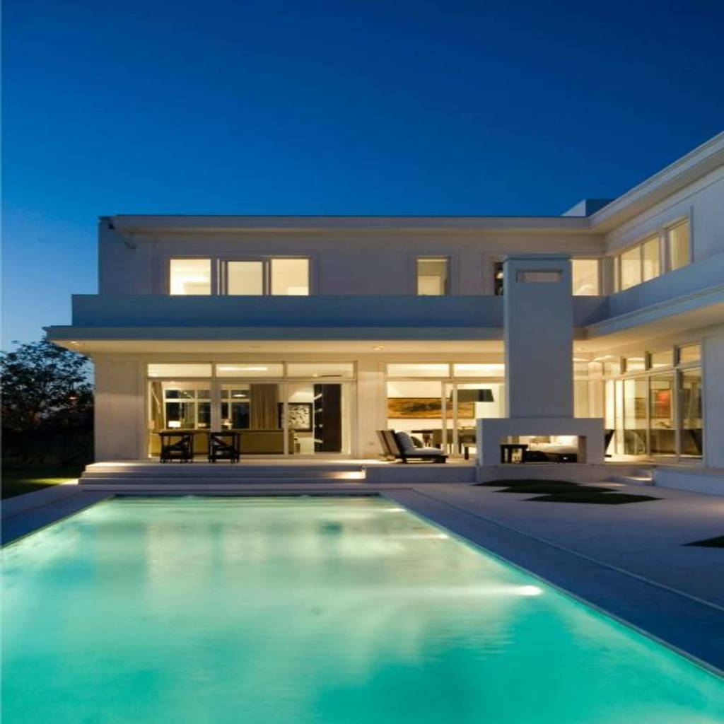 Fachada posterior piletas modernas: ideas, imágenes y decoración de