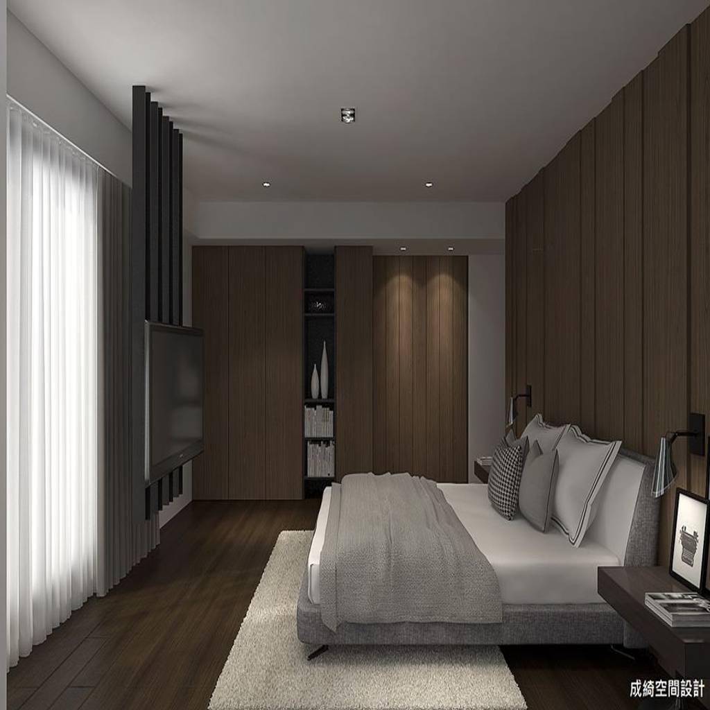 모던스타일 침실 by 成綺空間設計 모던 | 호미파이 & homify
