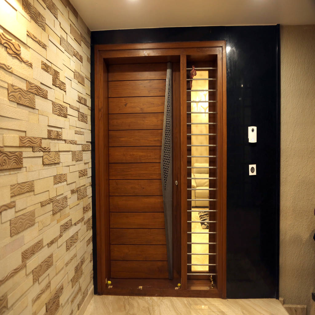 Main entrance door modern houses by hasta architects ...