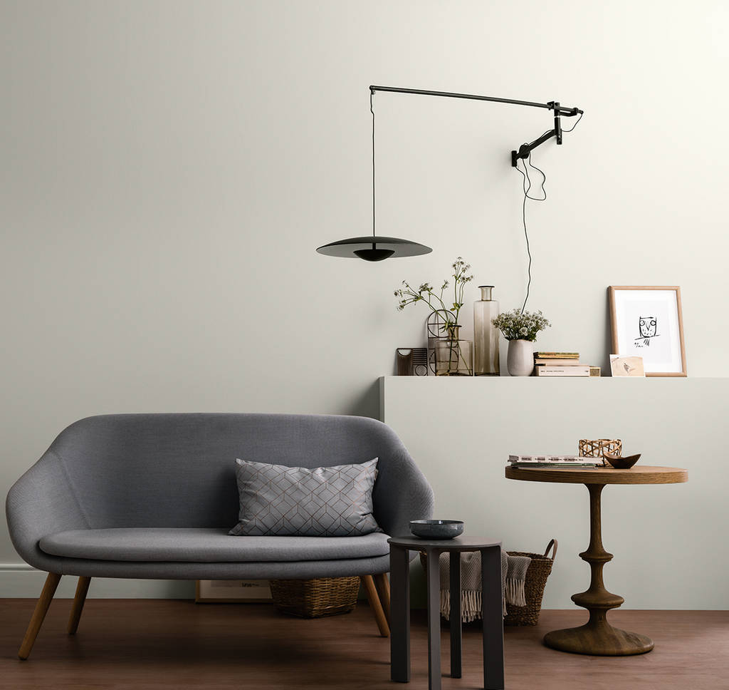 Muschelgrau Naturell Moderne Wohnzimmer Von Schoner Wohnen Farbe