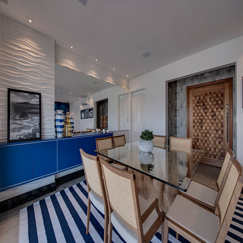 Get Wallpaper Apartamento Praiano Salas De Jantar Modernas Por Marcia Debski For iPhone Free