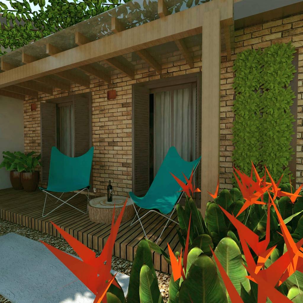 Homify casas de estilo rústico ladrillos multicolor | homify