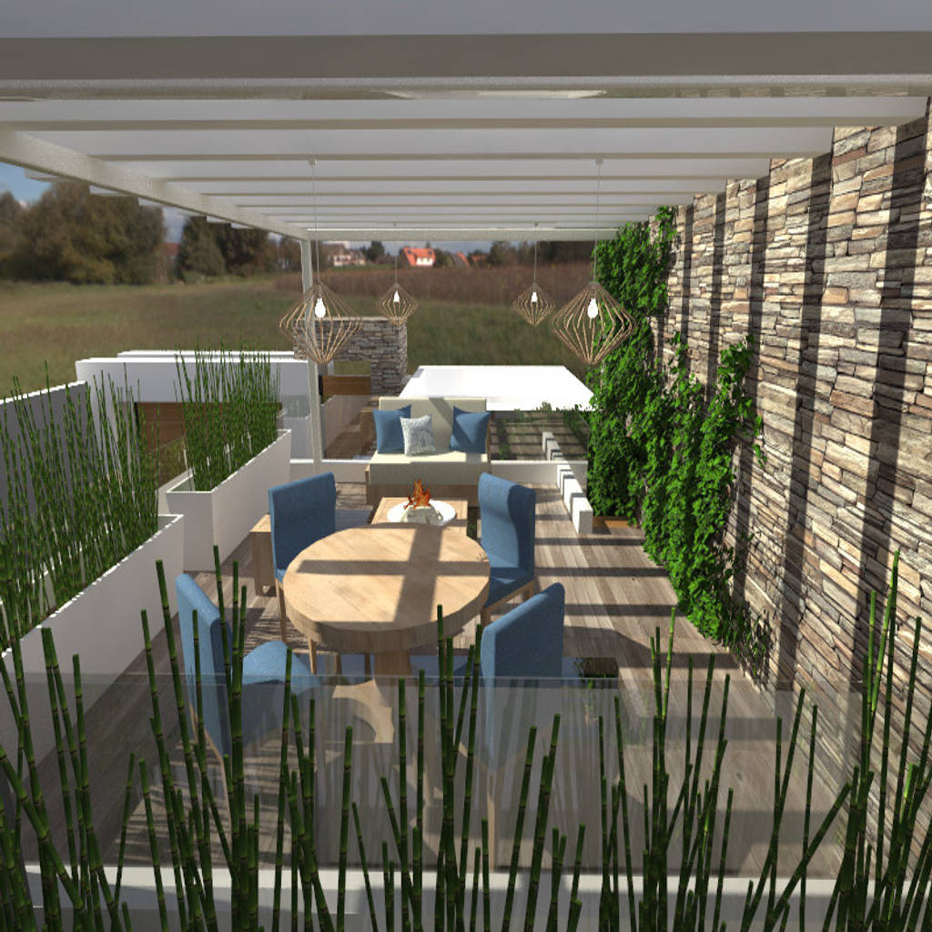 Terraza superior balcones y terrazas modernos de arqternativa moderno