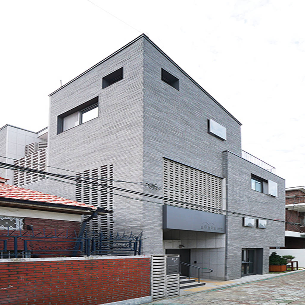 Homify casas de estilo moderno ladrillos gris | homify