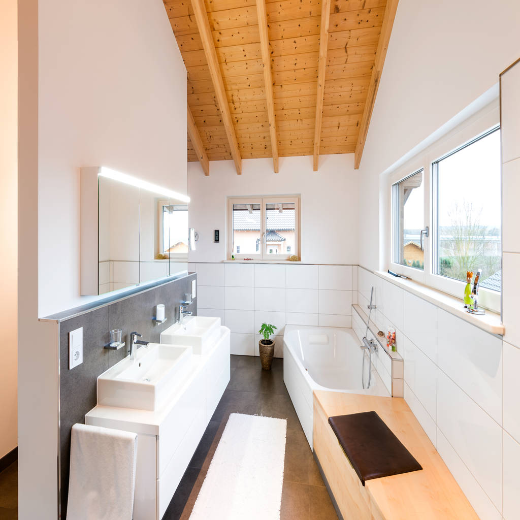 Wohnhaus P Klassische Badezimmer Von Ro Rei Holzhaus Gmbh Co Kg