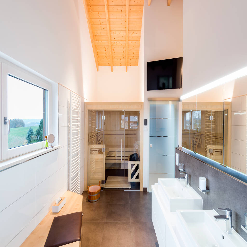 Wohnhaus P Klassische Badezimmer Von Ro Rei Holzhaus Gmbh Co Kg