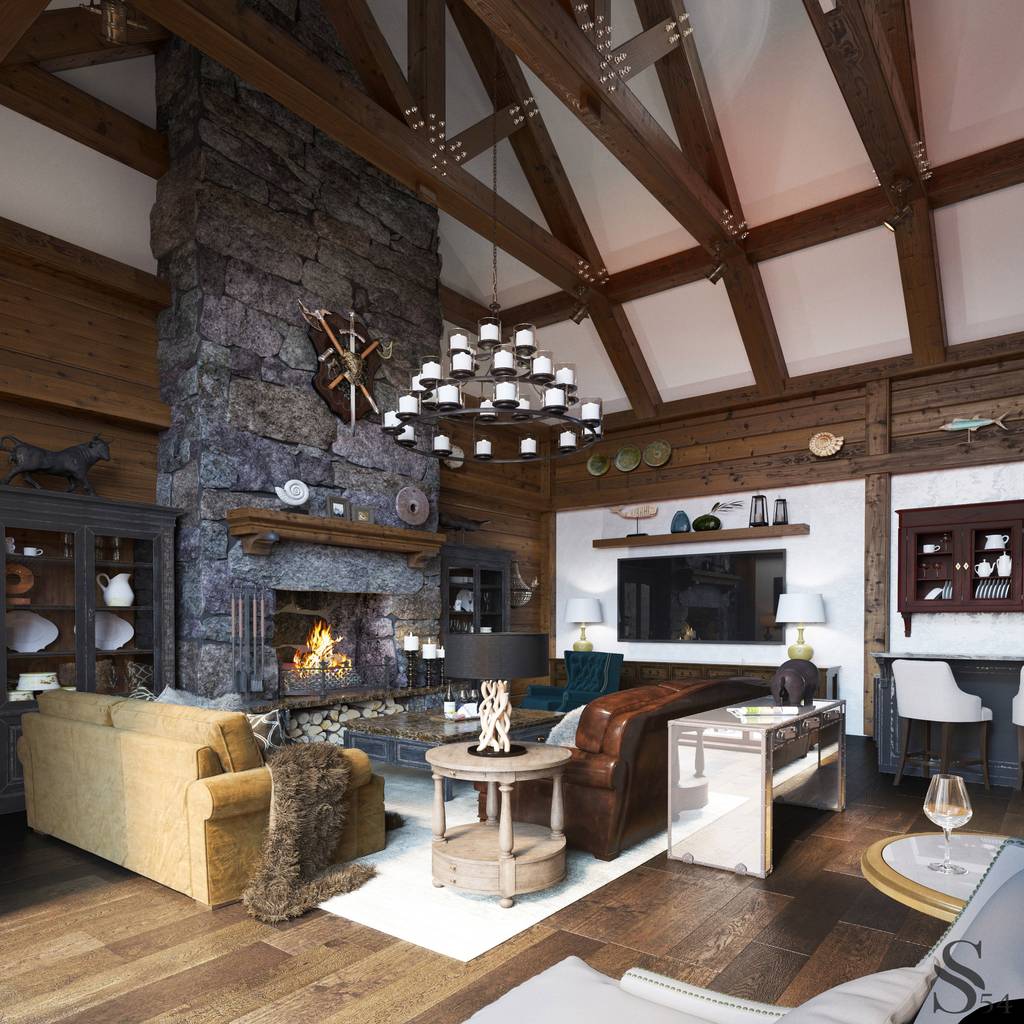 Country Style Living Room By Studia 54 Country Homify