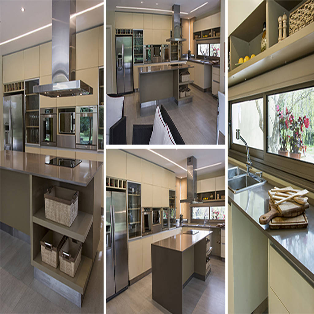 Casa en el country cocinas modernas: ideas, imágenes y decoración de