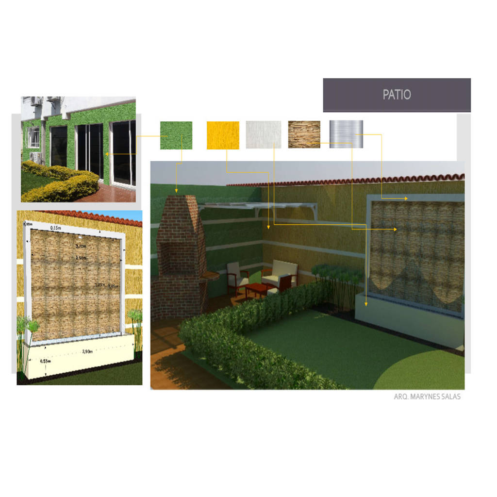 Jardin o patio mas arquitectura1 - arq. marynes salas jardines de