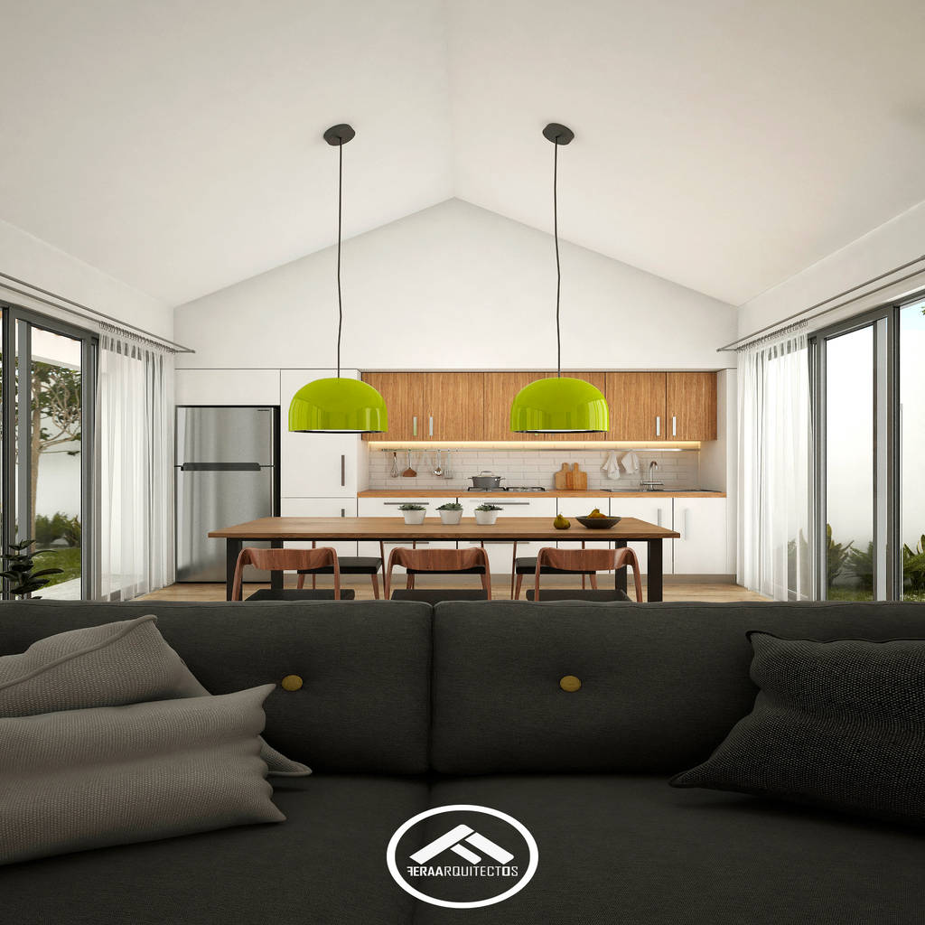 Area comun comedores modernos de feraarquitectos moderno | homify
