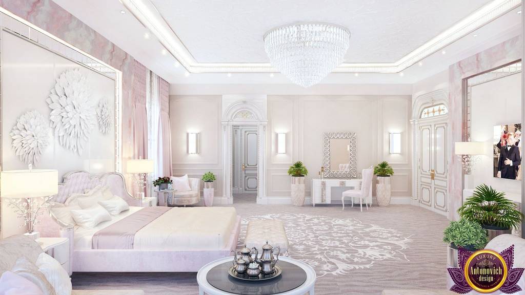 luxurious bedroom interior of katrina antonovich, luxury antonovich ...