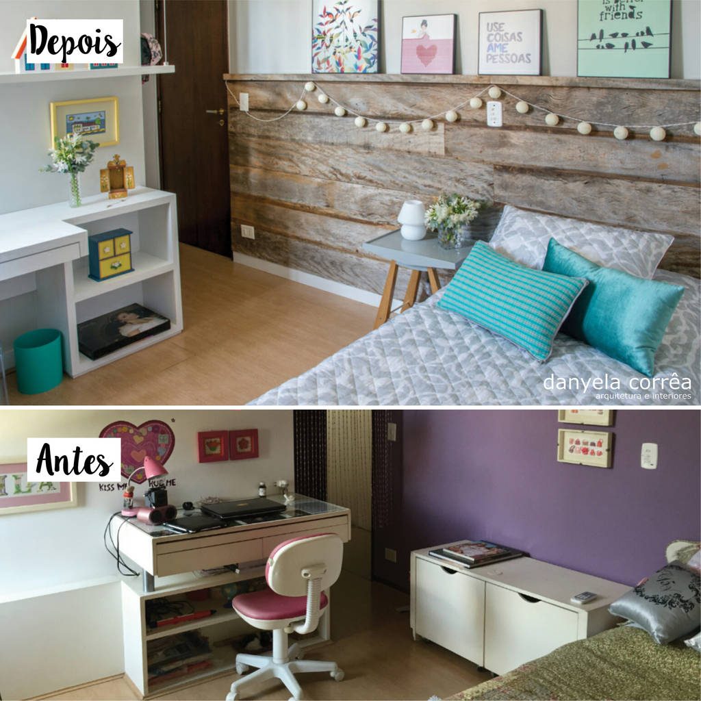 Antes E Depois Quarto Menina Homify