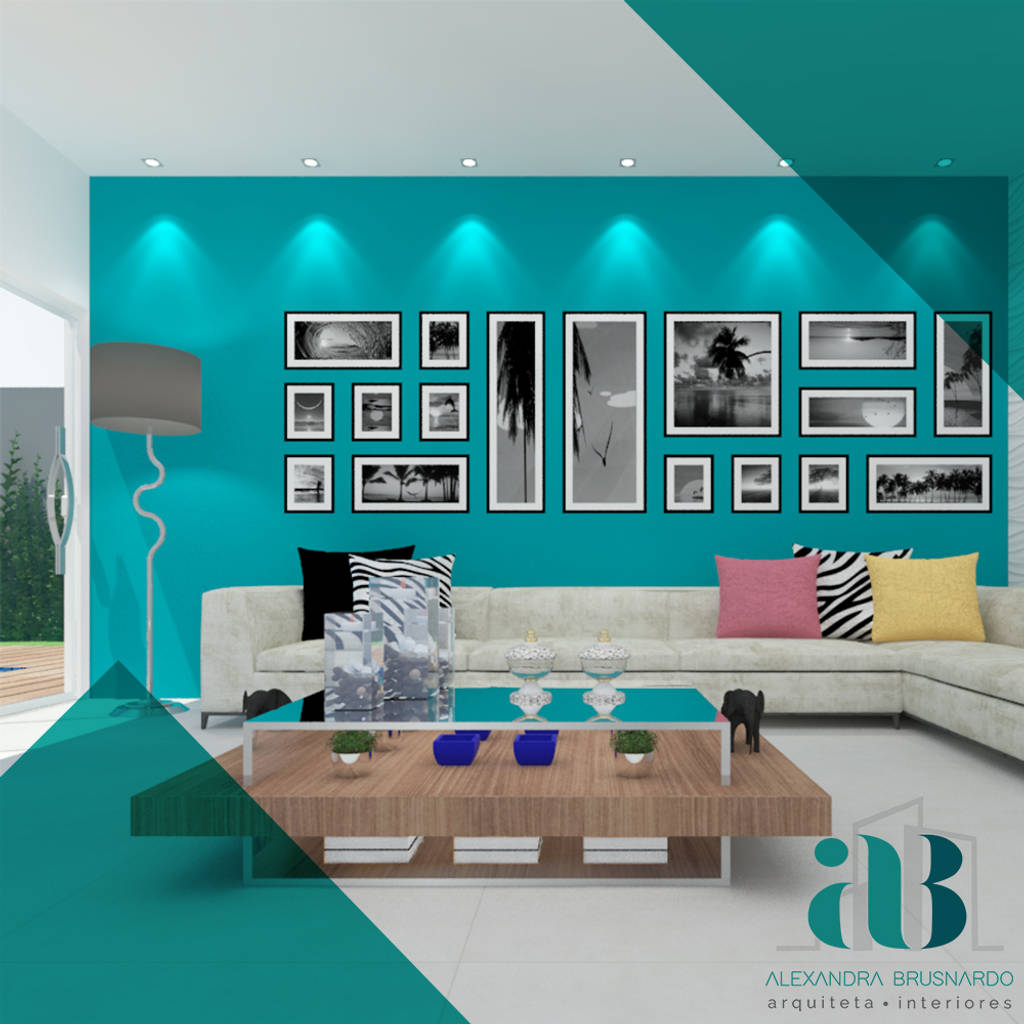 Residência v&a | lençóis paulista | projeto de interiores para sala de