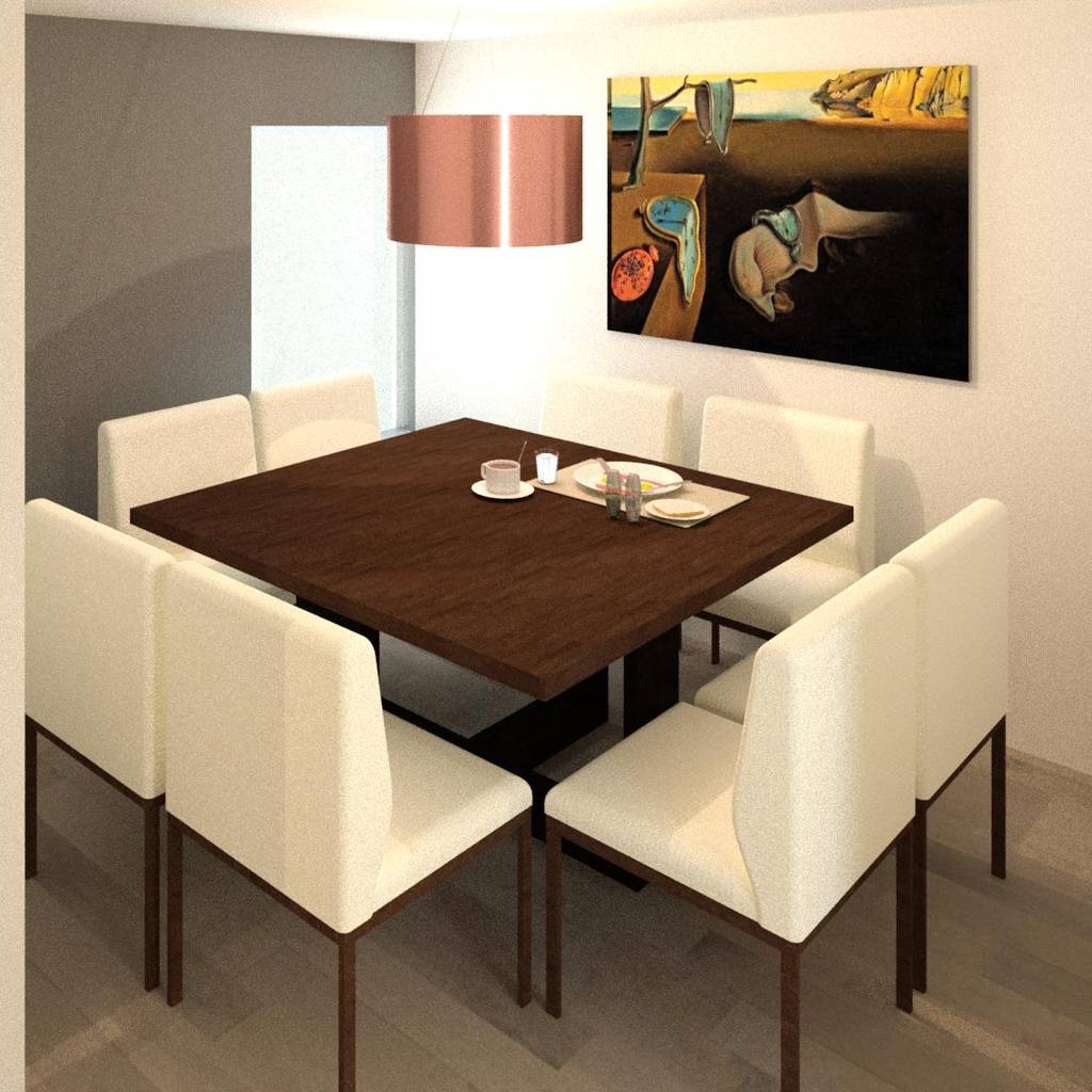 Comedor – vista derecha perfil arquitectónico comedores modernos madera