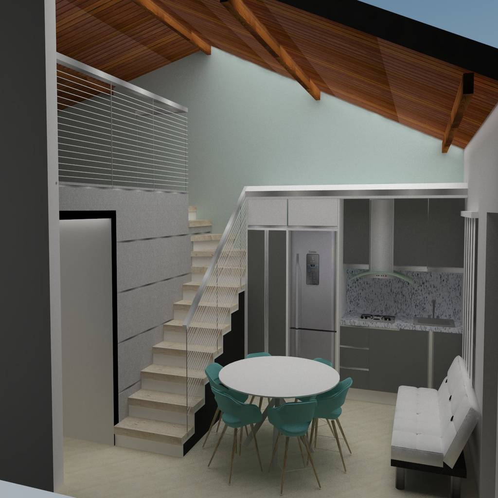 Modern Mutfak Mas Arquitectura1 Arq Marynes Salas Modern Homify