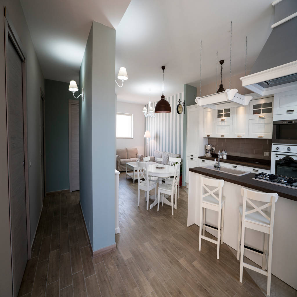 Appartamento stile shabby chic rustico cucina in stile ...