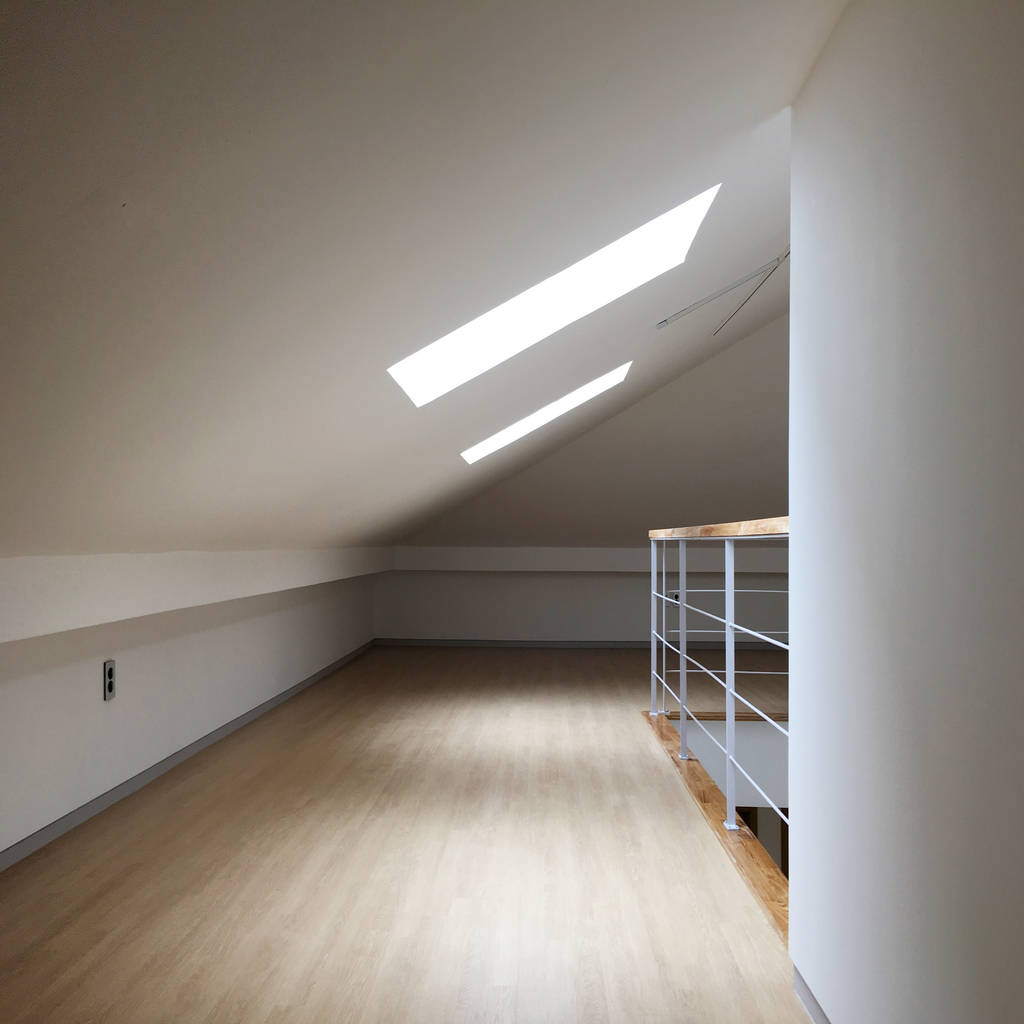 운중동 주택 모던스타일 복도, 현관 & 계단 by 원더 아키텍츠 / wonder architects 모던 | 호미파이 & homify