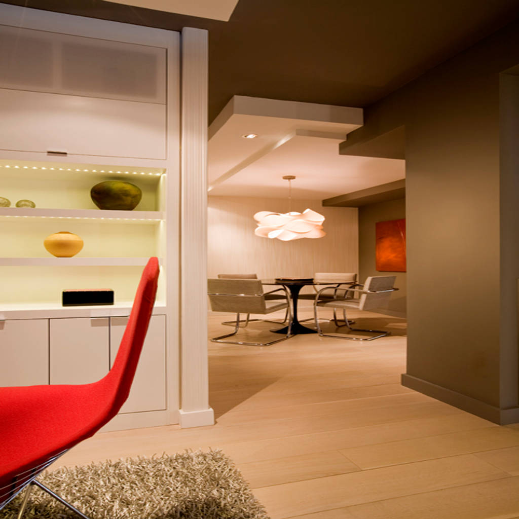 Flat in mclean, va forma design inc. modern dining room ...